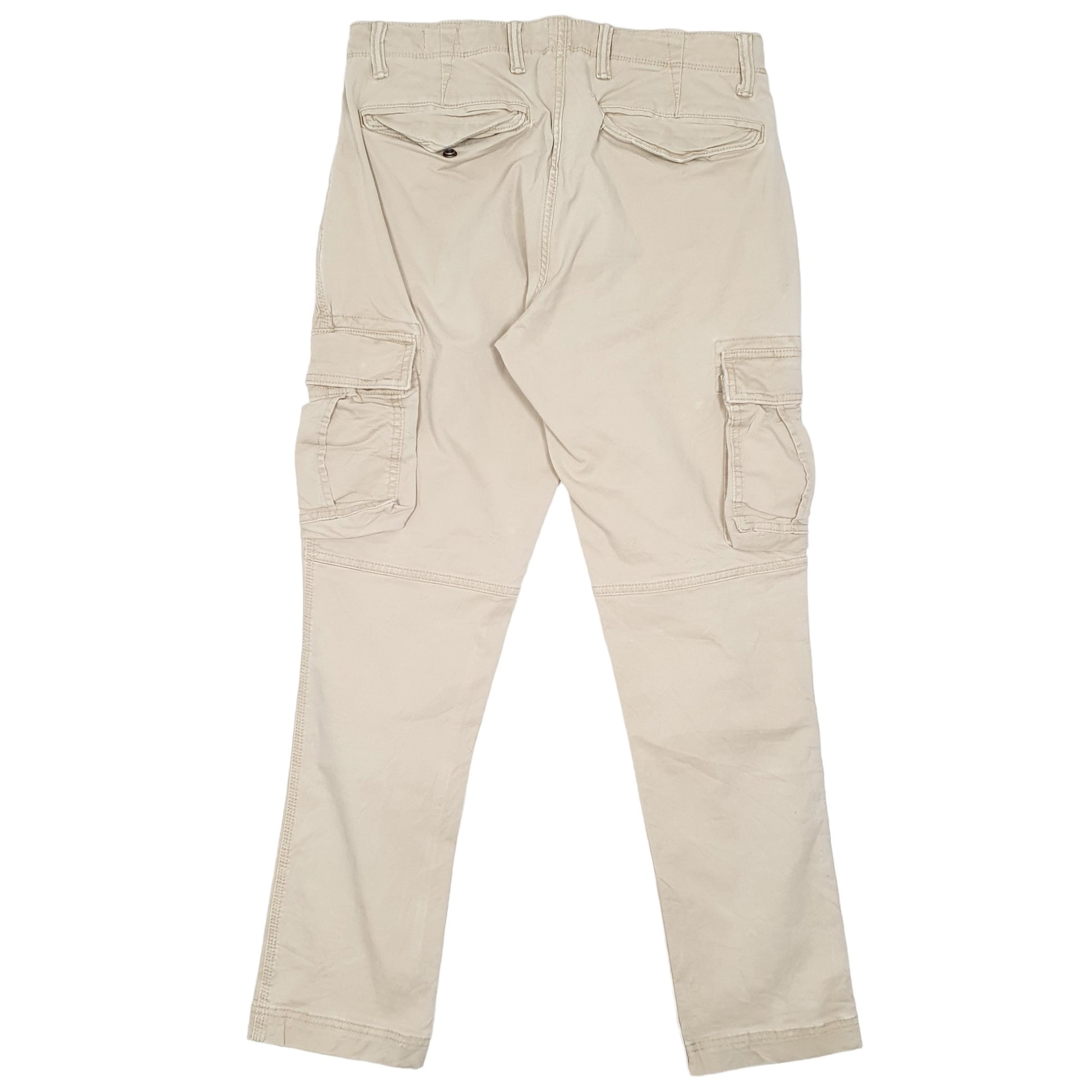 Mens Beige Gap Combat Pants Cargo Trousers