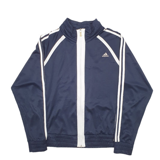 Mens Black Adidas  Full Zip Jumper