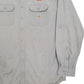 Mens Grey Carhartt FR Workwear Shacket Long Sleeve Shirt