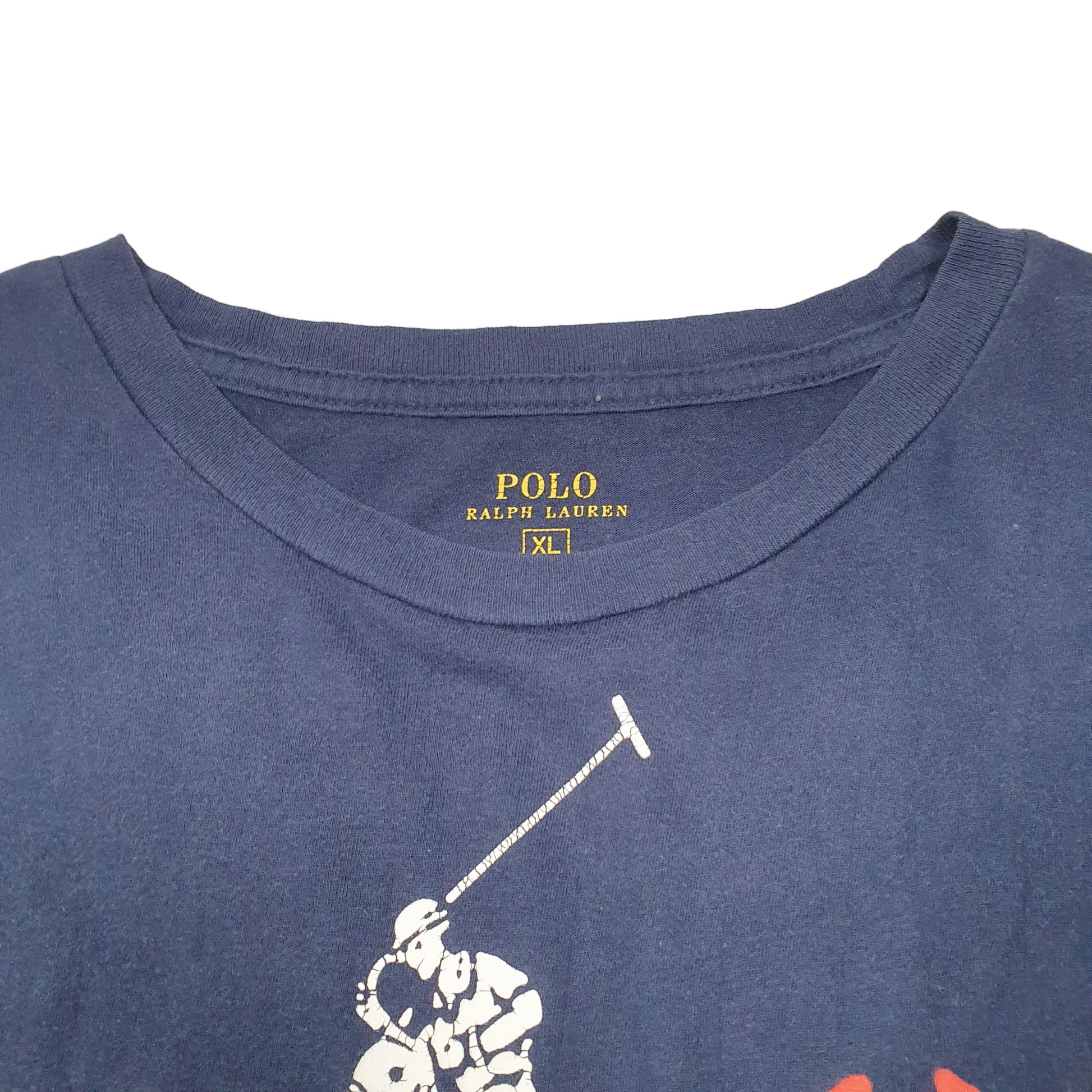 Mens Navy Ralph Lauren Polo RL CO Short Sleeve T Shirt