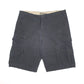 Mens Black Plugg  Cargo Shorts