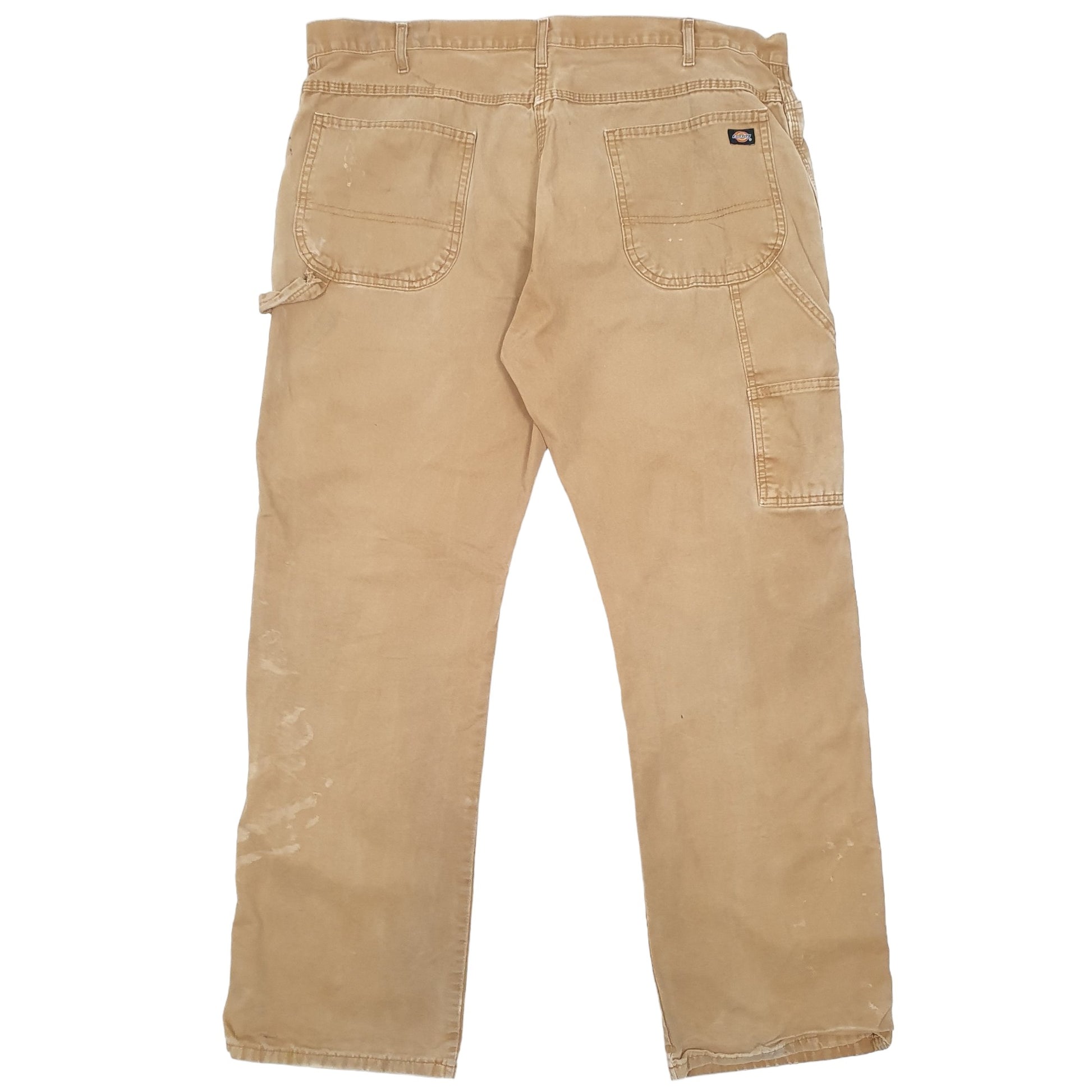 Mens Tan Dickies  Carpenter Trousers