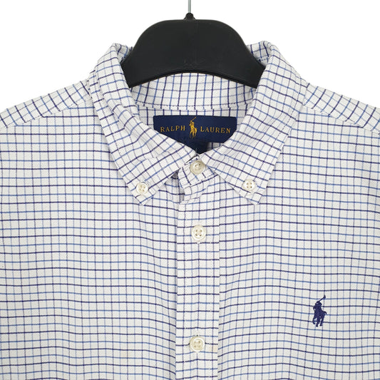 Ralph Lauren Long Sleeve Regular Fit Check Shirt White