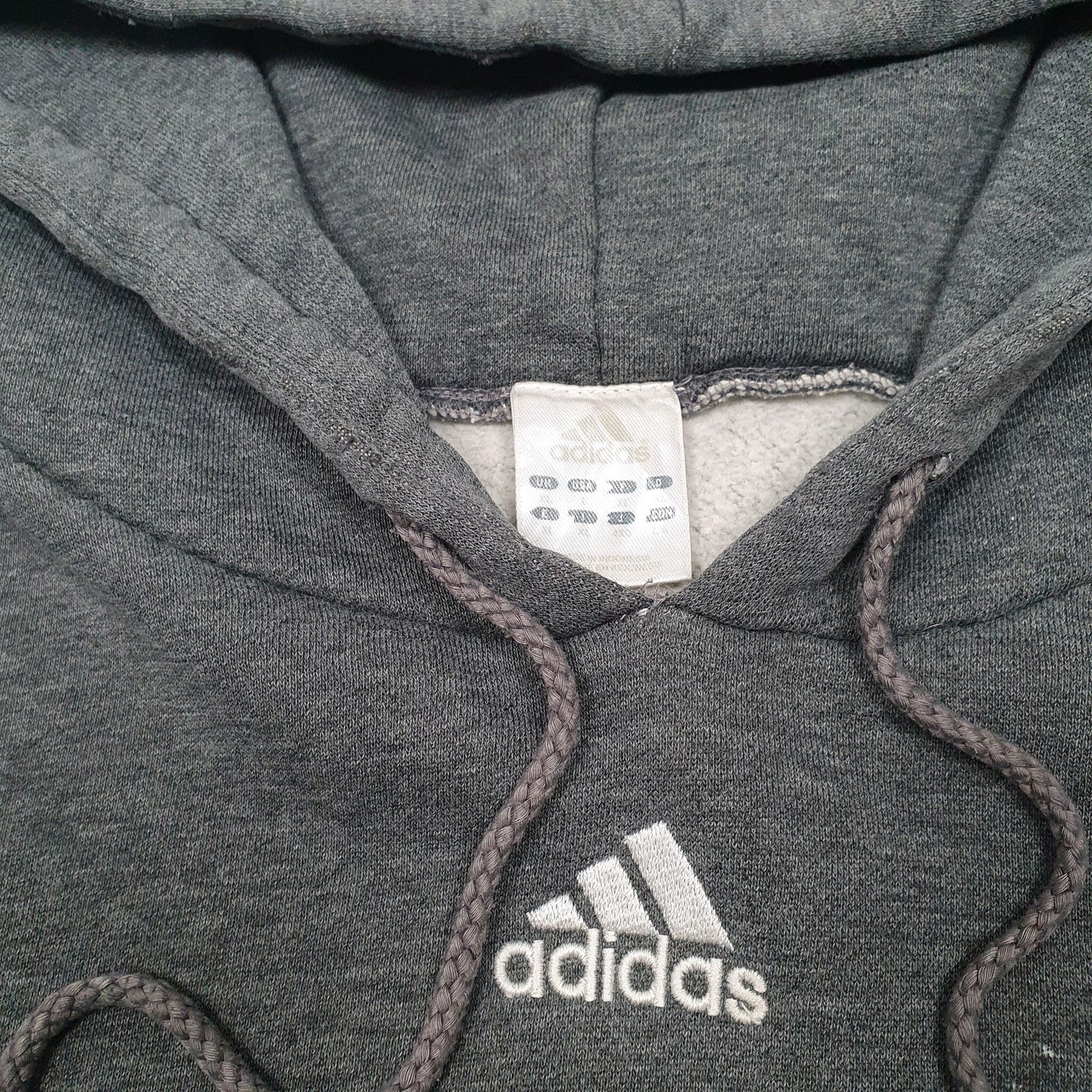 Mens Grey Adidas  Hoodie Jumper