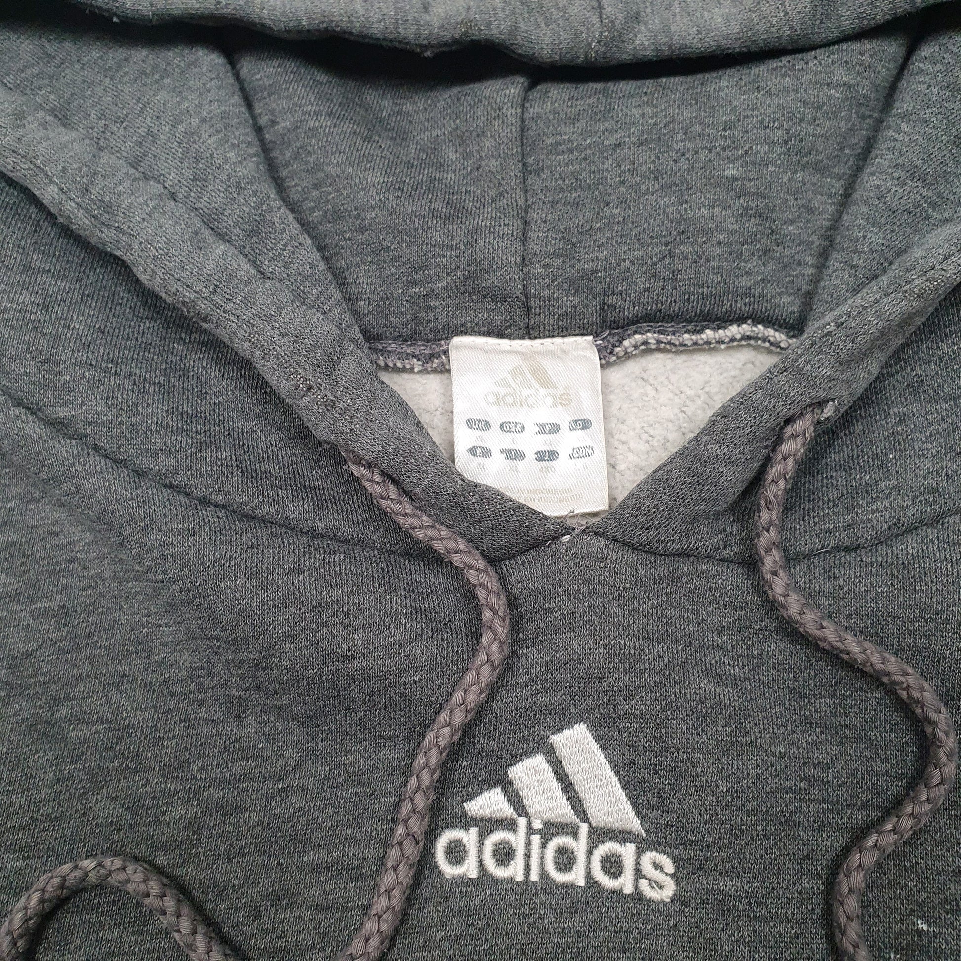 Mens Grey Adidas  Hoodie Jumper