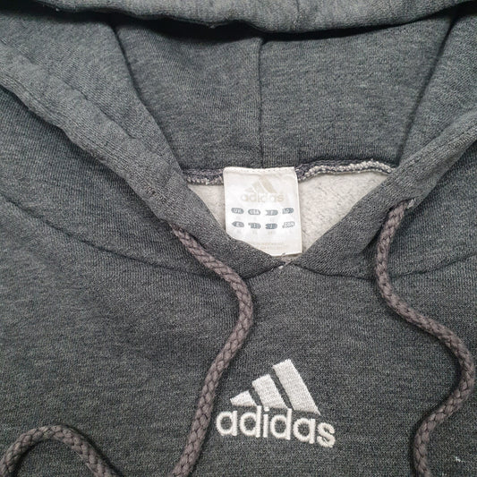 Mens Grey Adidas  Hoodie Jumper