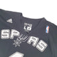 Adidas NBA Spurs Basketball Short Sleeve T Shirt Black