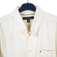 Tommy Hilfiger Short Sleeve Regular Fit Striped Shirt Yellow