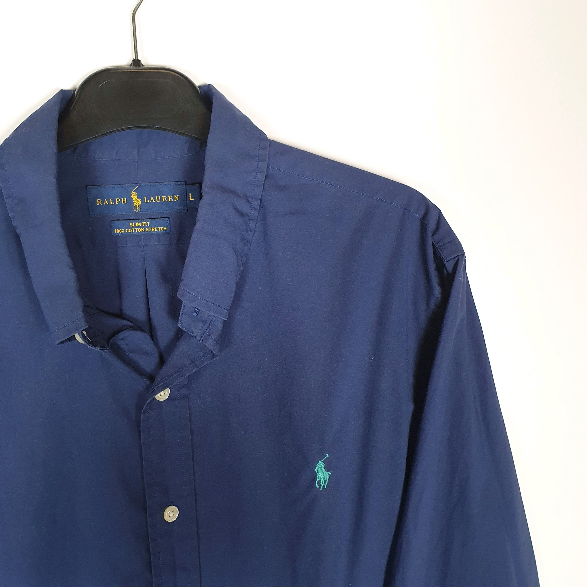 Polo Ralph Lauren Long Sleeve Slim Fit Shirt Navy