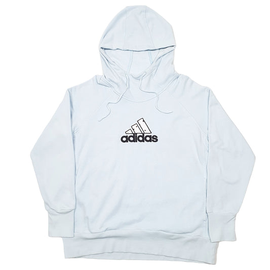 Womens Blue Adidas  Full Zip Jumper