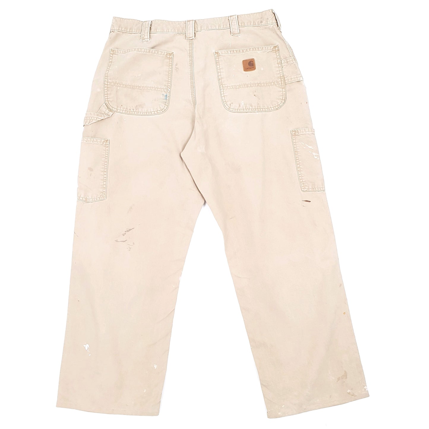 Carhartt Carpenter Loose Fit Chino Jeans W35 L28 Beige