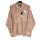 Big Rock Canyon Flannel Shacket Long Sleeve Regular Fit Check Shirt Brown