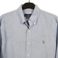 Mens Blue Ralph Lauren  Long Sleeve Shirt