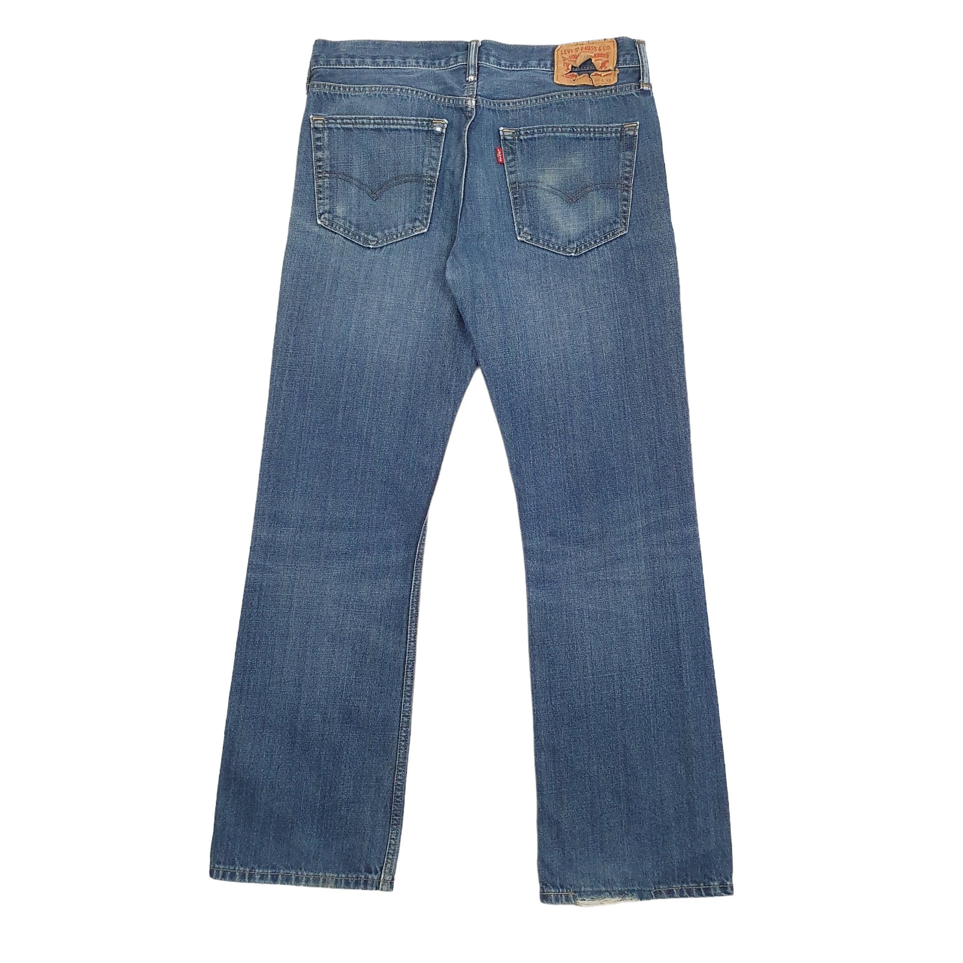 Levis 527 Bootcut Fit Jeans W33 L32 Blue