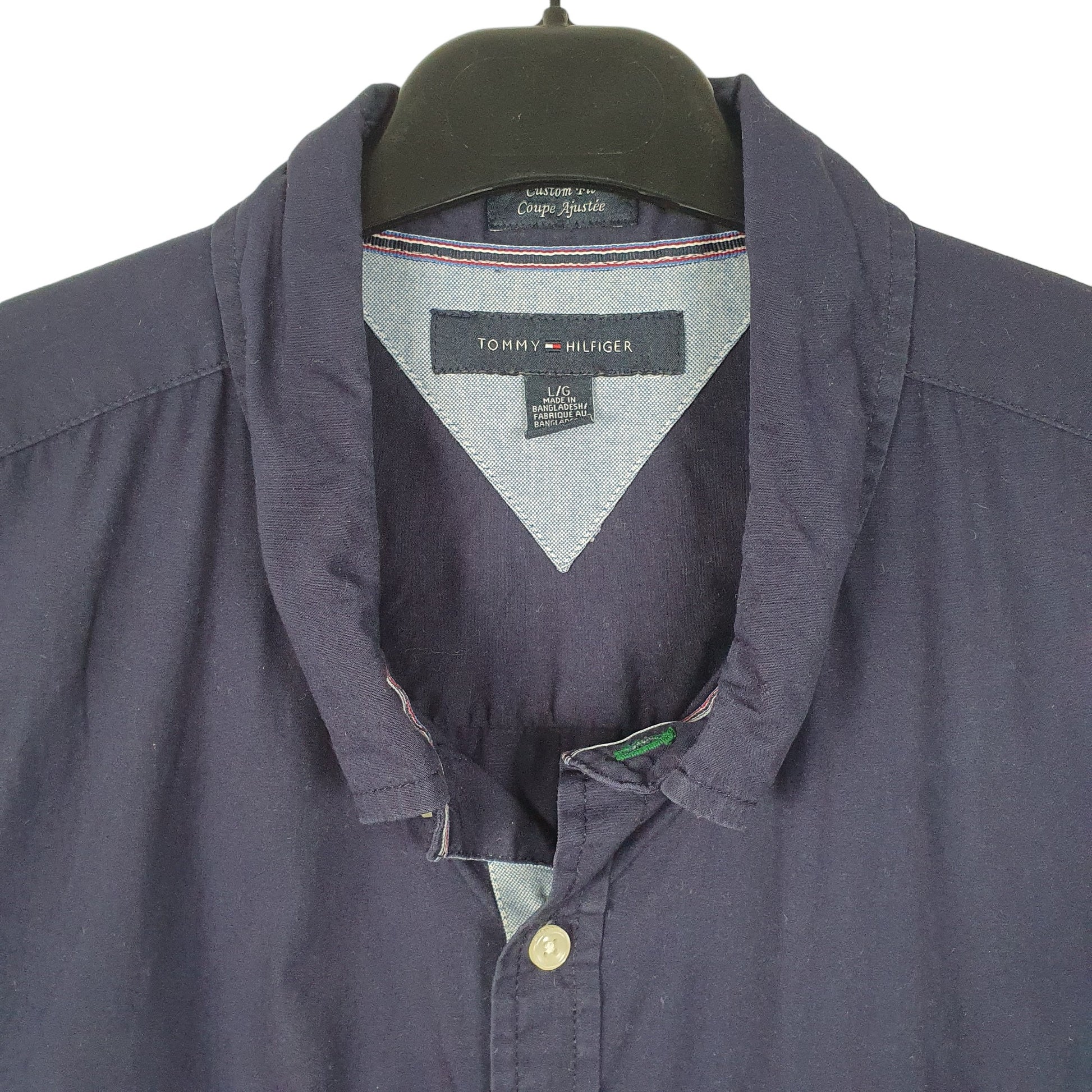 Tommy Hilfiger Long Sleeve Regular Fit Shirt Navy