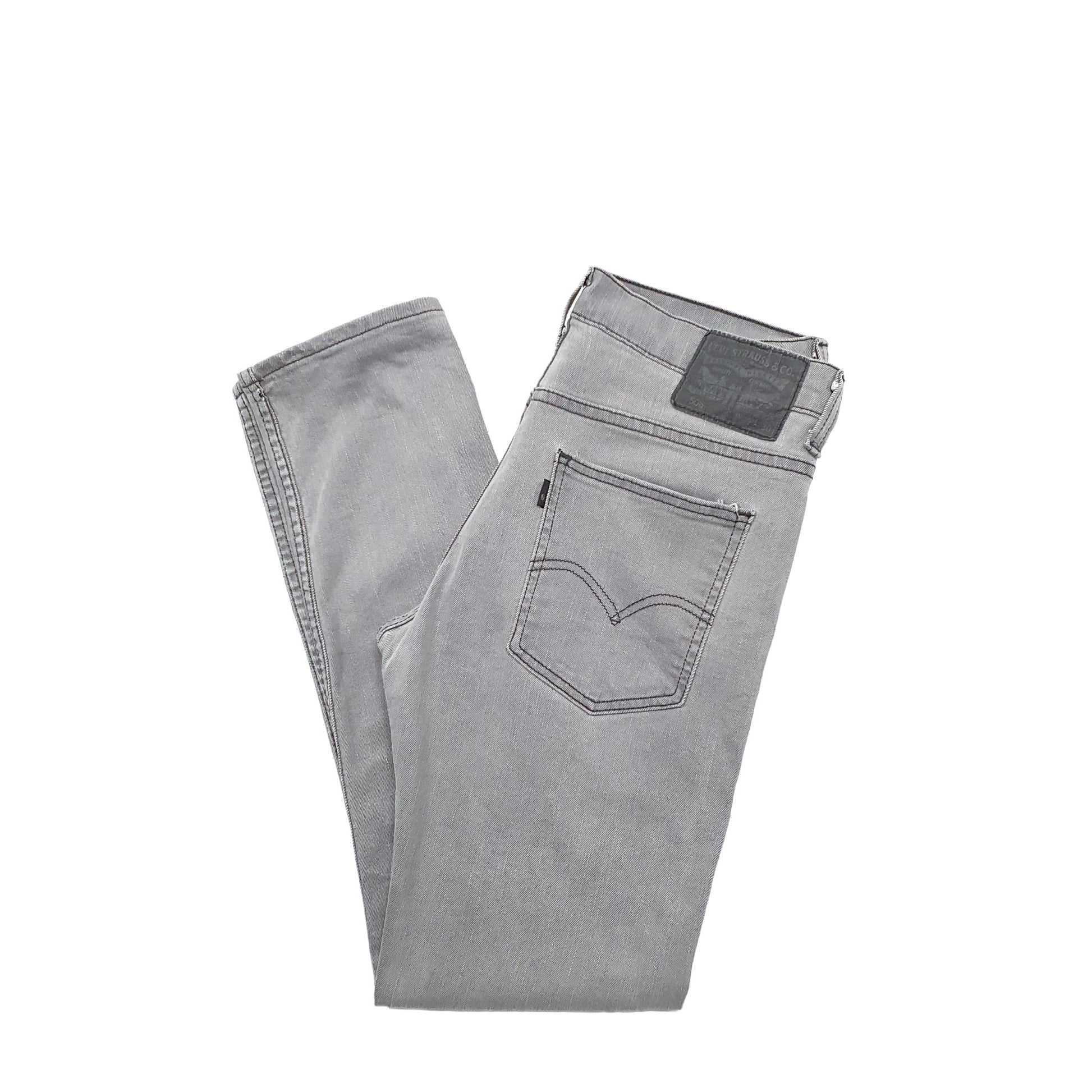 Levis 508 Tapered Fit Jeans W29 L30 Grey