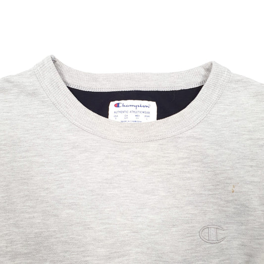 Mens Grey Champion  Crewneck Jumper