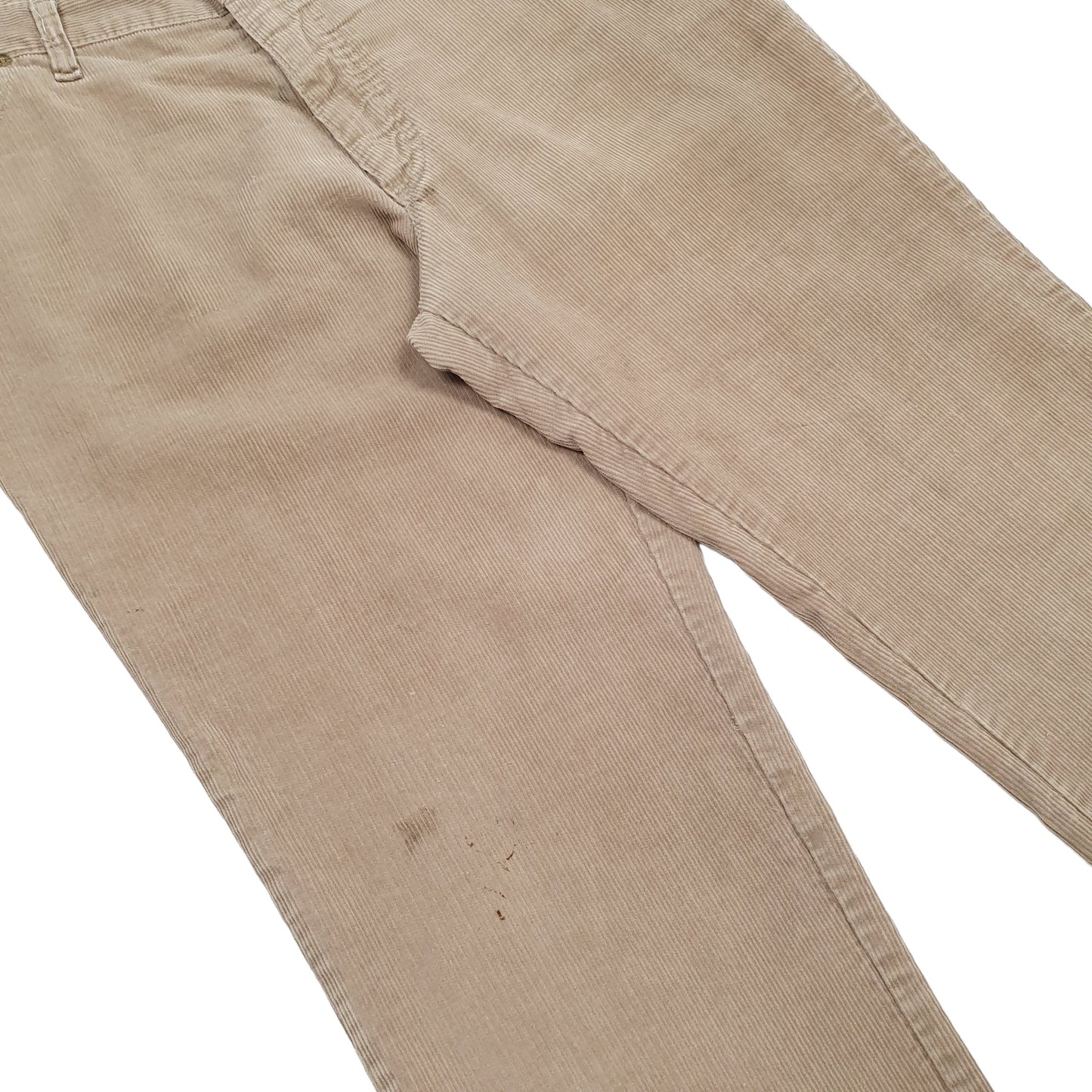 Womens Beige Lee  Corduroy Trousers