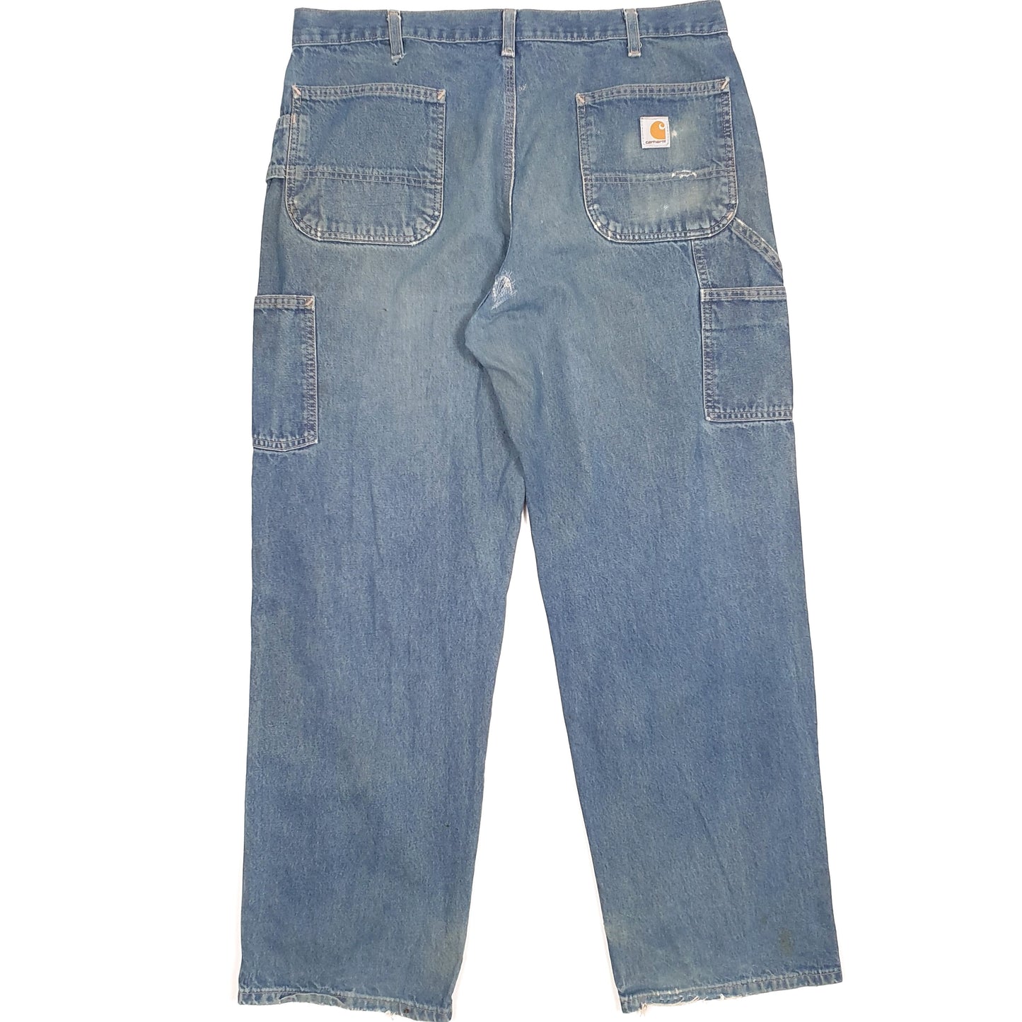 Carhartt Casual Loose Fit Carpenter Jeans W38 L32 Blue