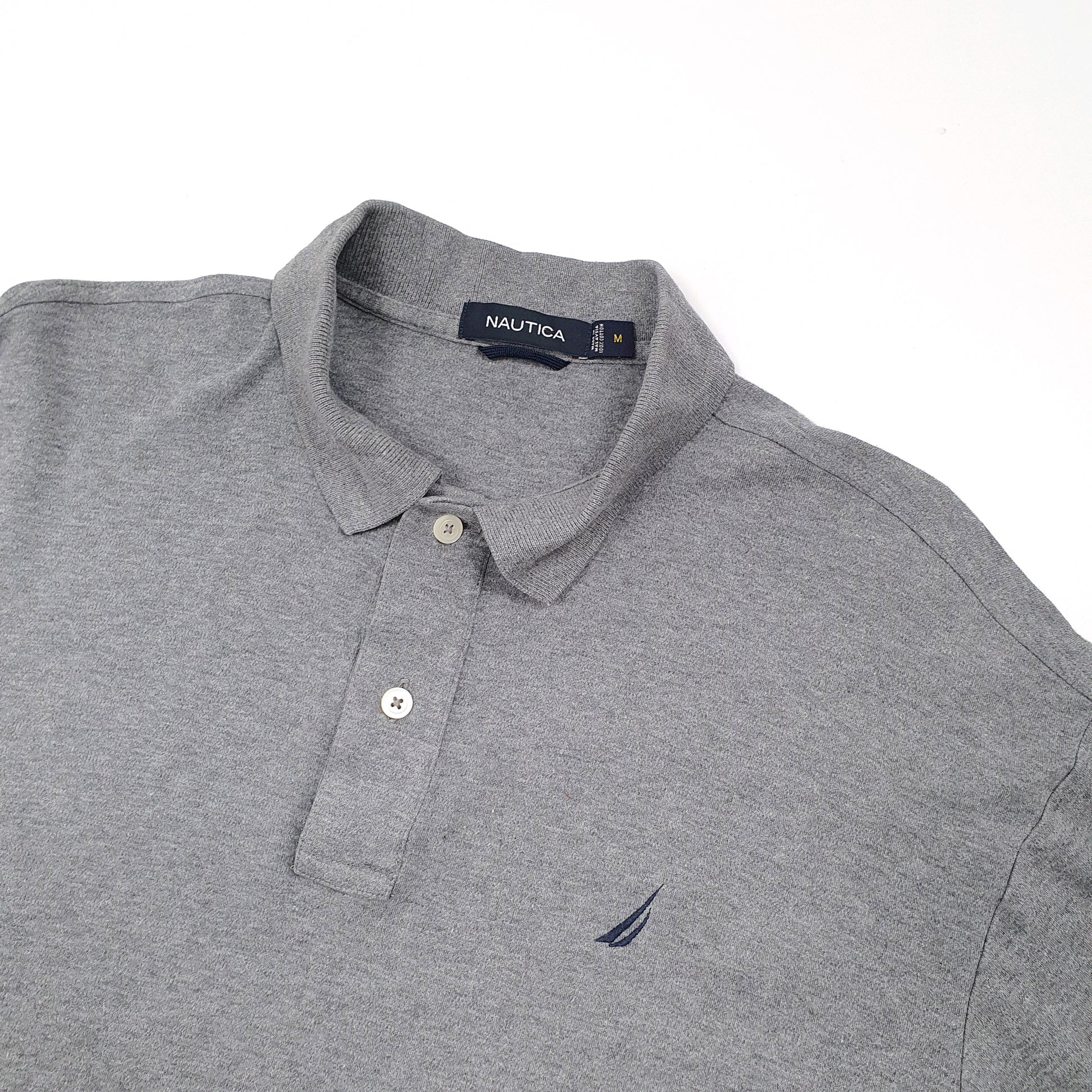 Nautica Short Sleeve Polo Shirt Grey