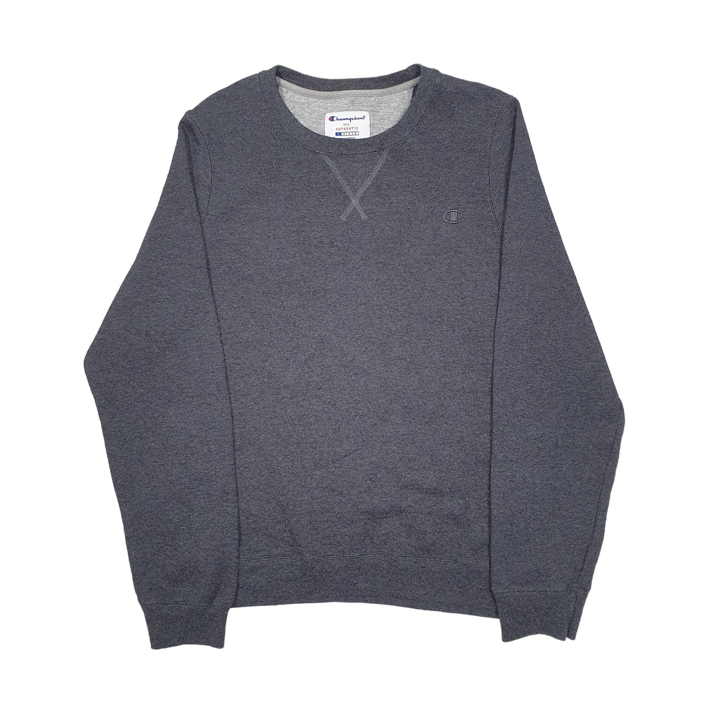Womens Grey Champion  Crewneck Jumper