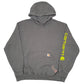  Grey Carhartt Work Wear Hoodie Jumper