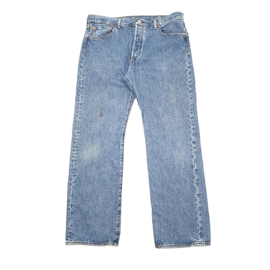 Levis Straight Straight Fit Jeans W36 L29 Blue