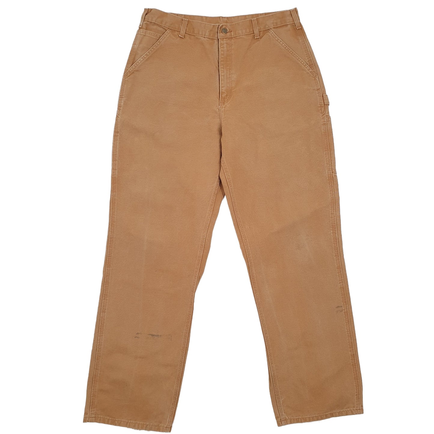 Mens Carhartt Brown Carpenter Trousers W36 L34 Brown