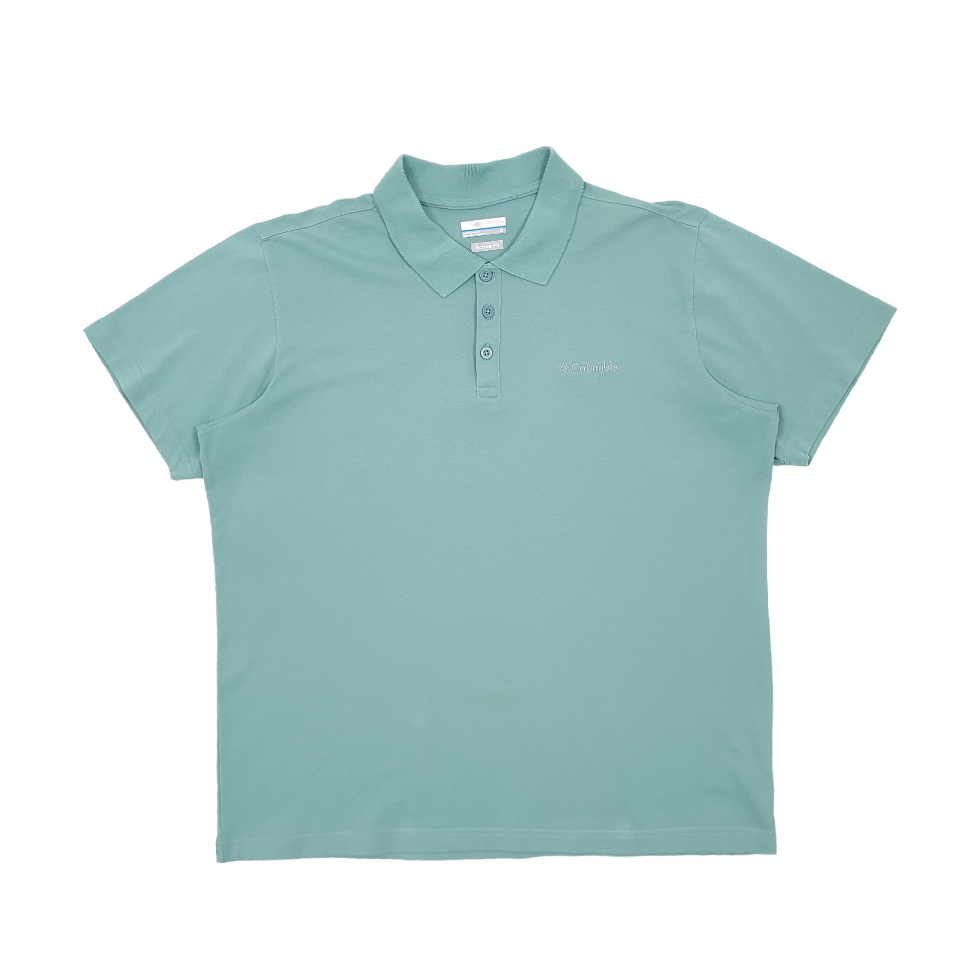 Columbia Sportswear Active Fit Short Sleeve Polo Shirt Green