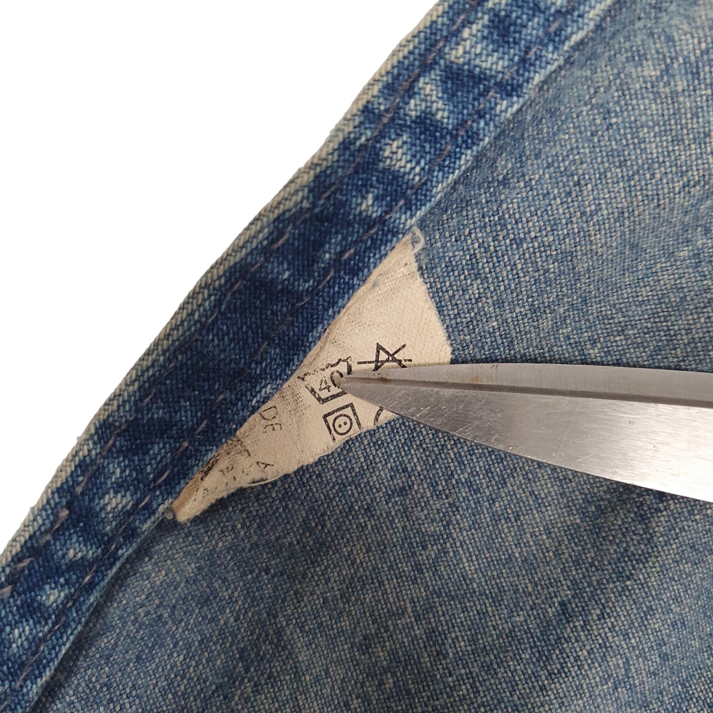 Mens Blue Carhartt Vintage 1990s Made In USA Union Made Dungaree Trousers