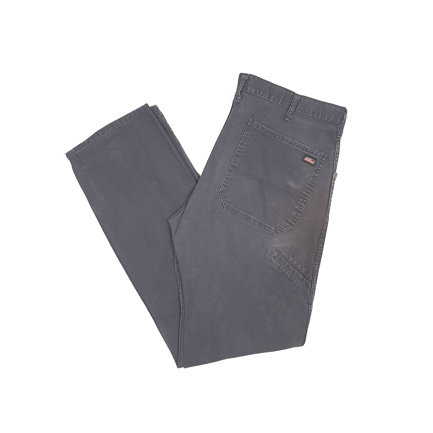 Mens Dickies Work Black Carpenter Trousers W36 L33 Black
