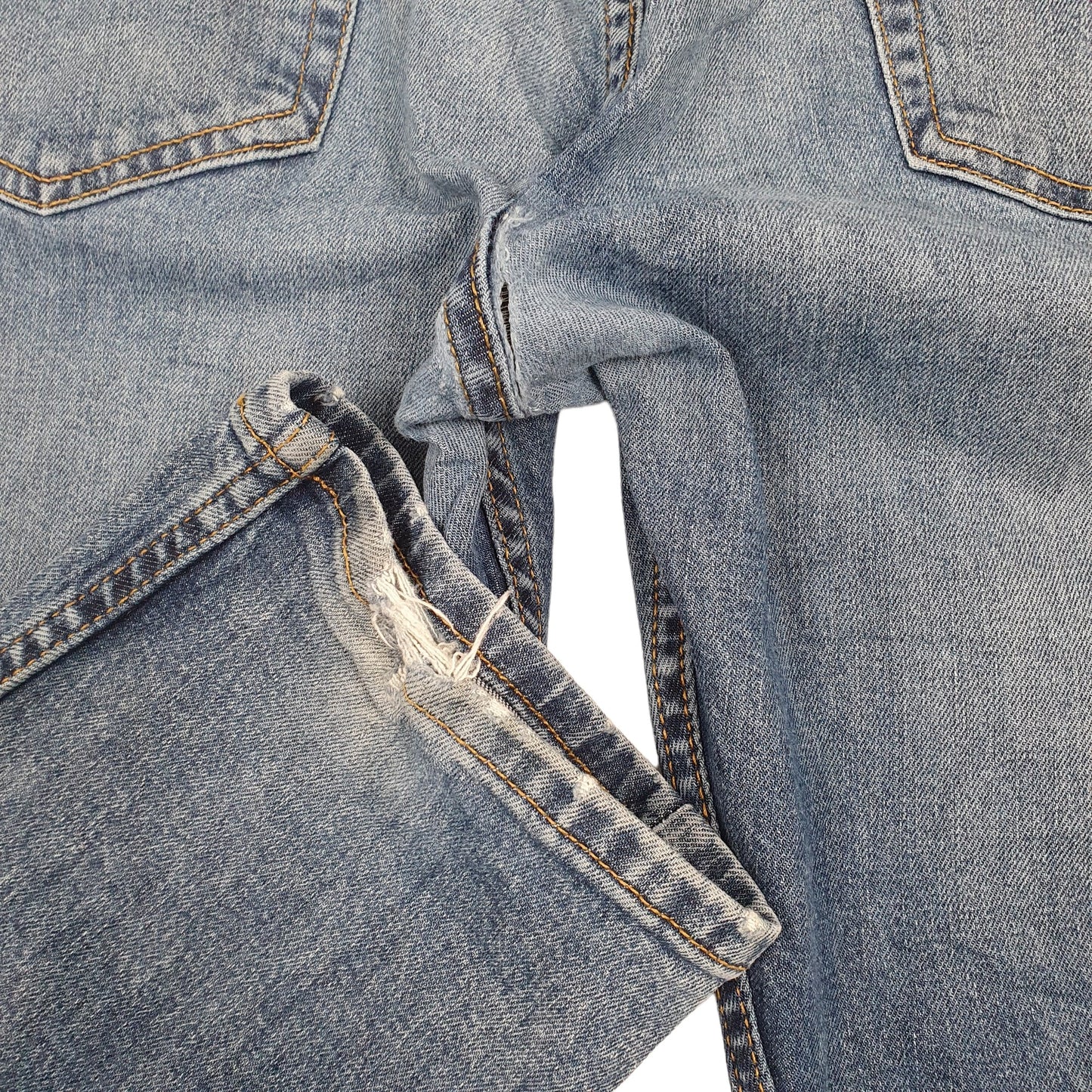 Levis 502 Regular Fit Tapered Jeans W36 L32 Blue