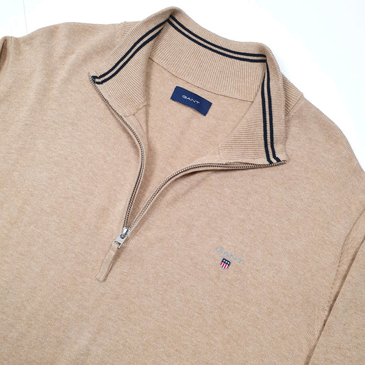 GANT Quarter Zip XL Beige