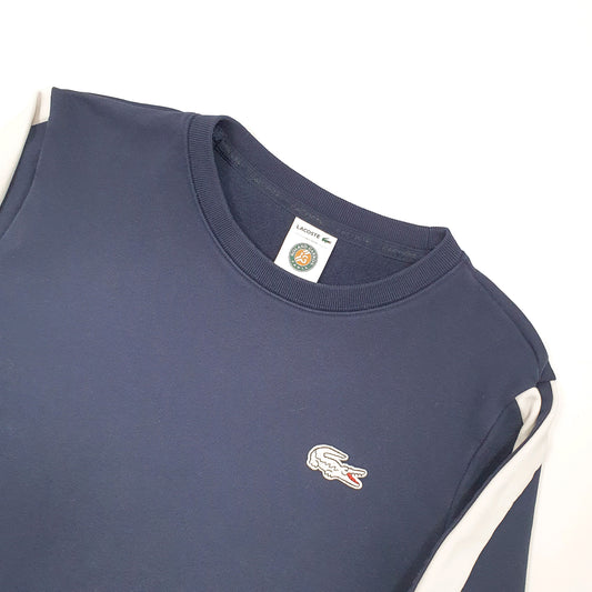 Lacoste Roland Garros Tennis Crewneck S Navy