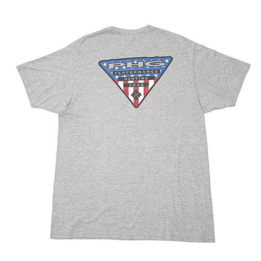 Mens Grey Columbia Sportswear Performance Hunting Gear PHG Short Sleeve T Shirt