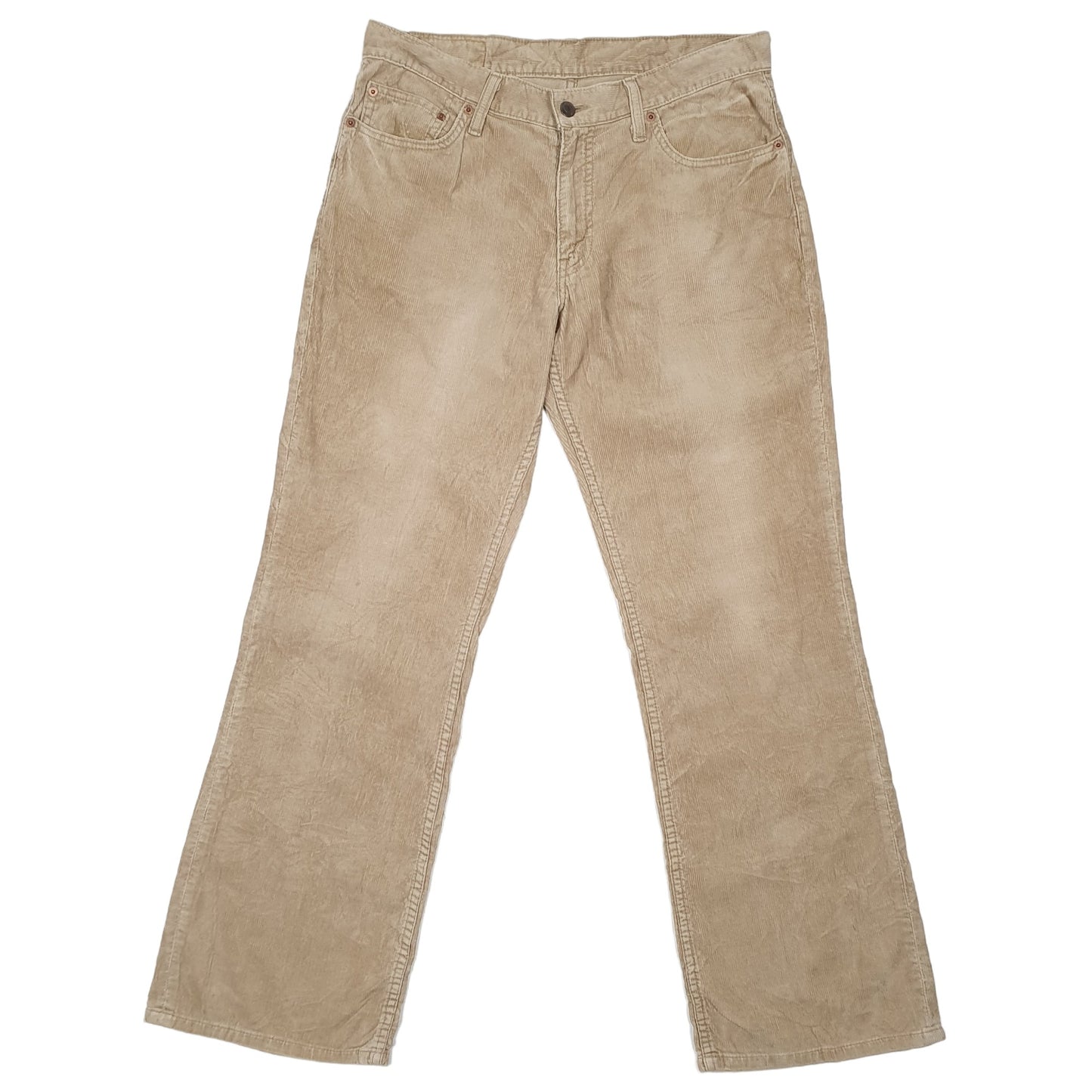 Mens Beige Levis  Corduroy Trousers