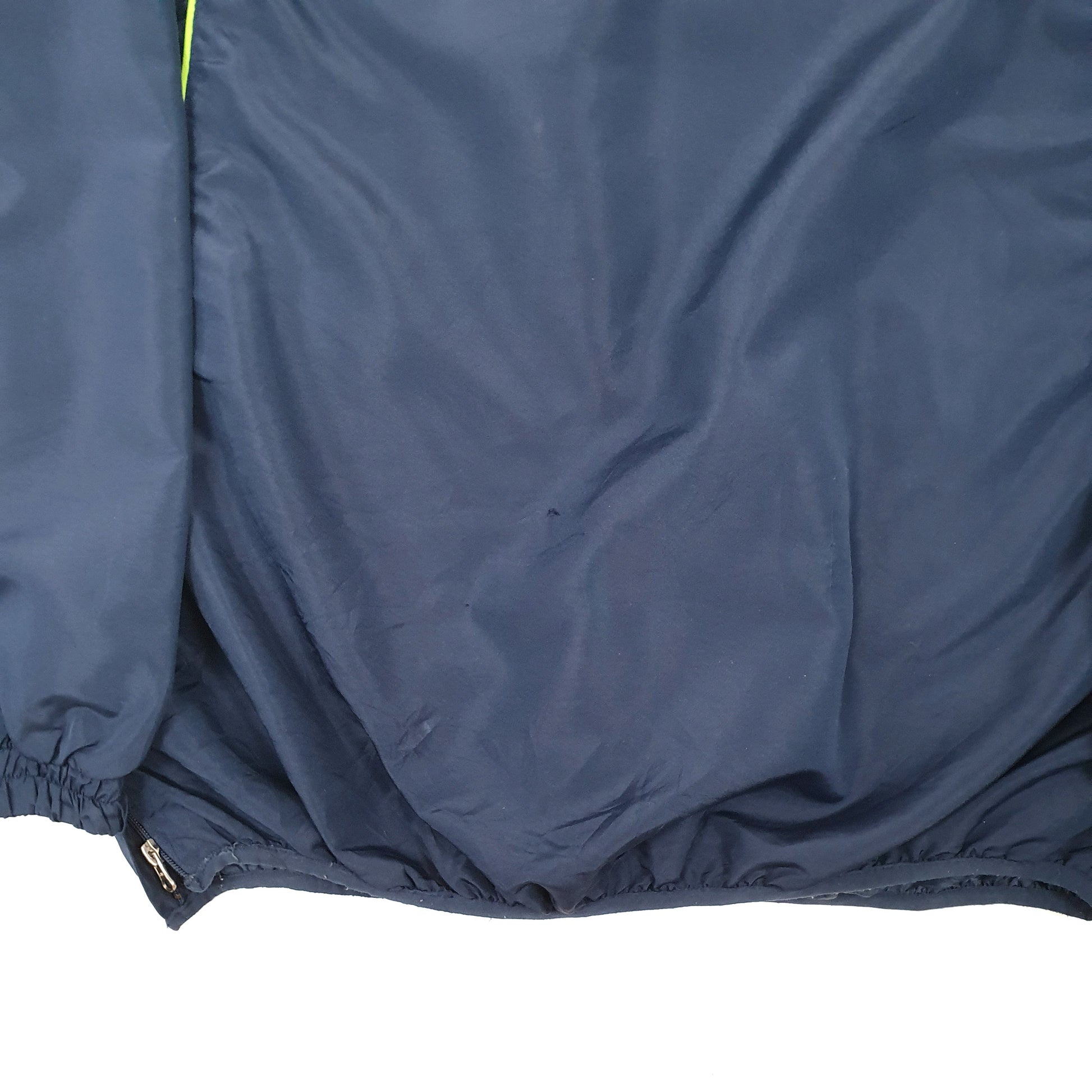 Mens Navy NFL Seattle Seahawks USA Football Quarter Zip Pullover Windbreaker Coat