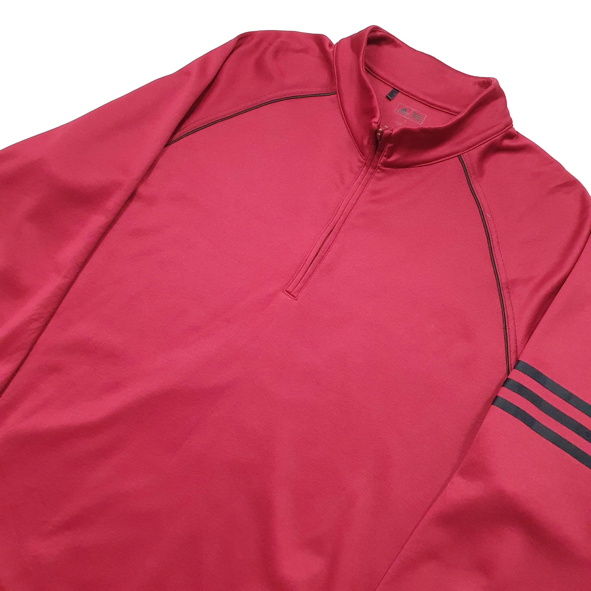 Adidas Quarter Zip L Burgundy