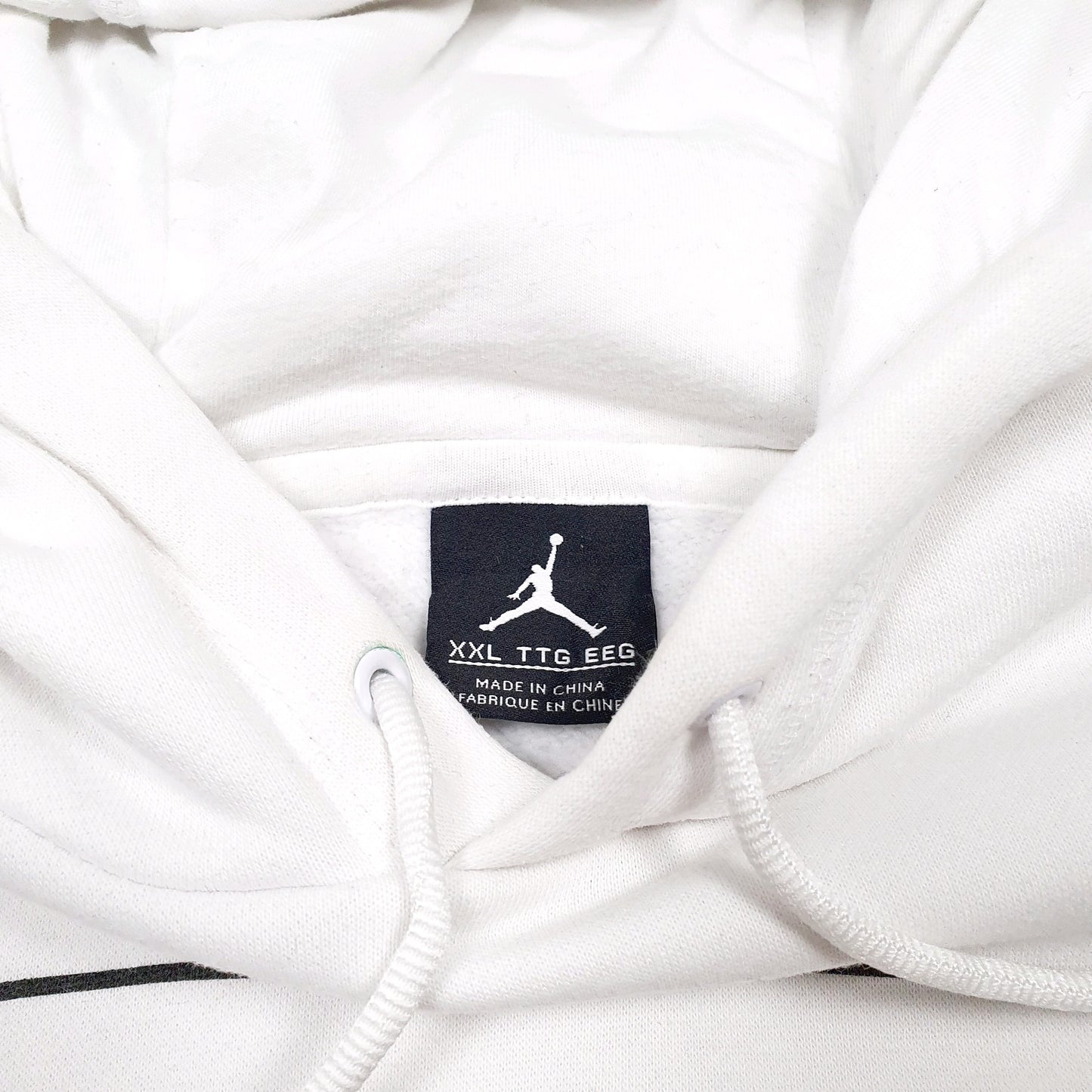 Mens White Nike Air Jordan Hoodie Jumper