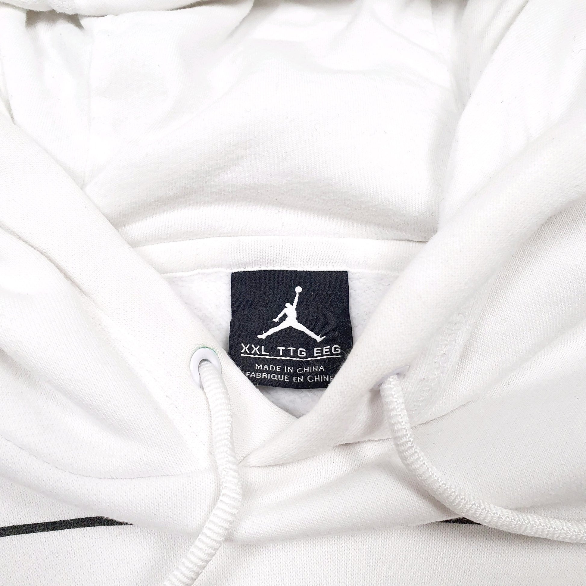 Mens White Nike Air Jordan Hoodie Jumper