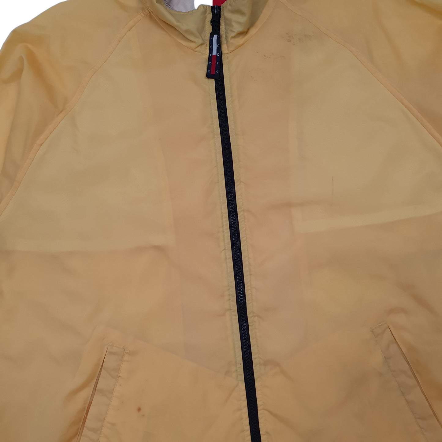 Mens Yellow Tommy Hilfiger Anorak Lightweight Vintage  Coat