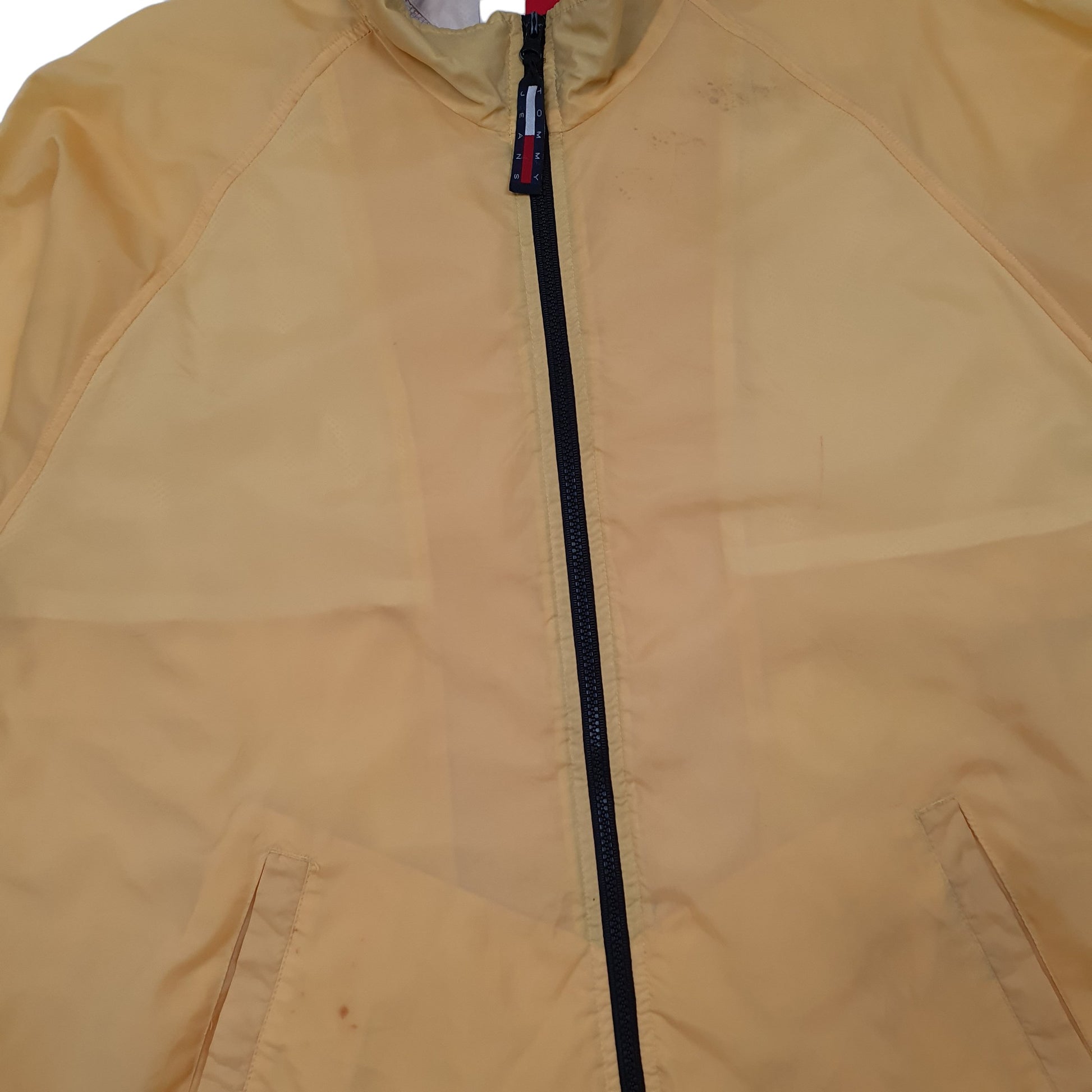 Mens Yellow Tommy Hilfiger Anorak Lightweight Vintage  Coat