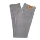 Mens Grey Levis 511 Corduroy Trousers