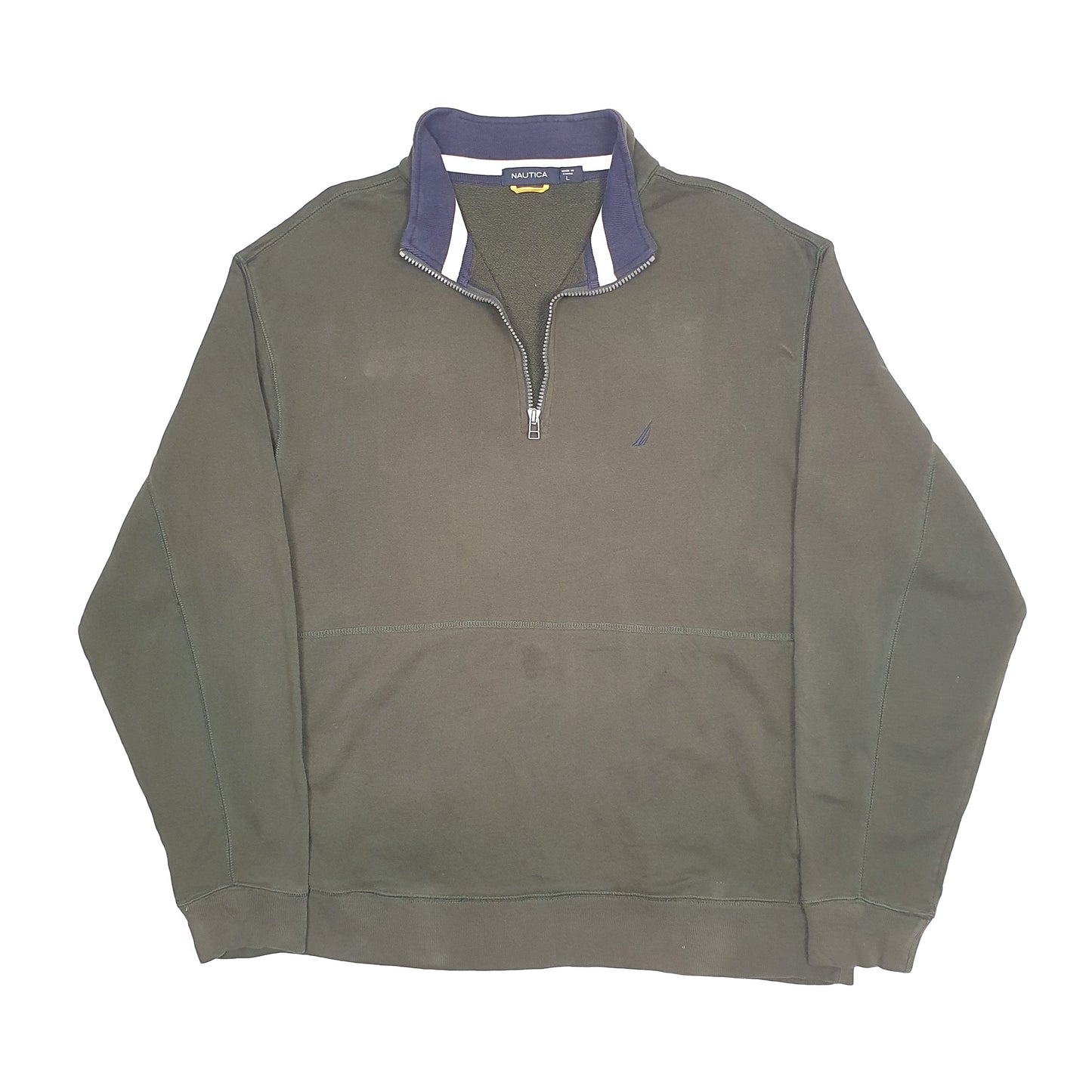 Nautica Quarter Zip L Green