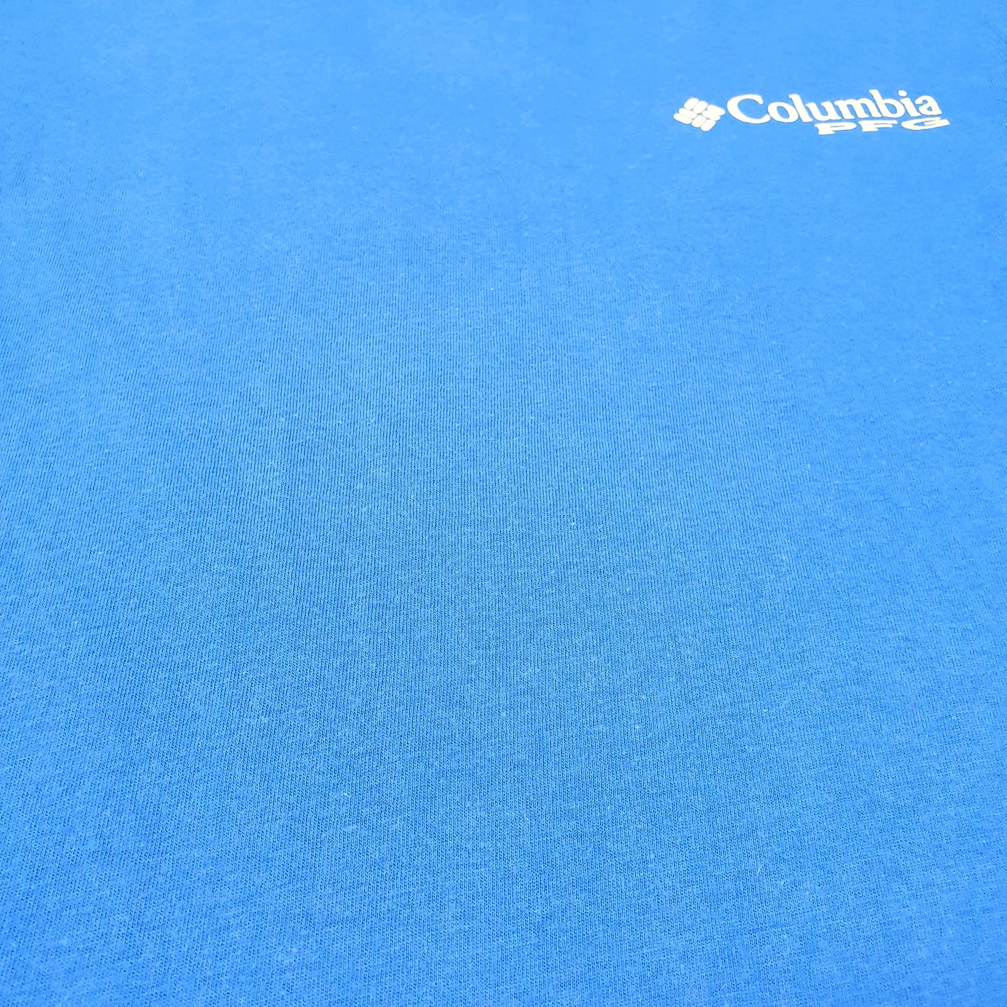 Mens Blue Columbia Sportswear Performance Fishing Gear PFG Short Sleeve T Shirt