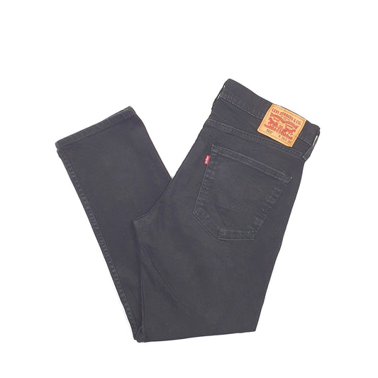 Levis 502 Regular Fit Jeans W36 L28 Black