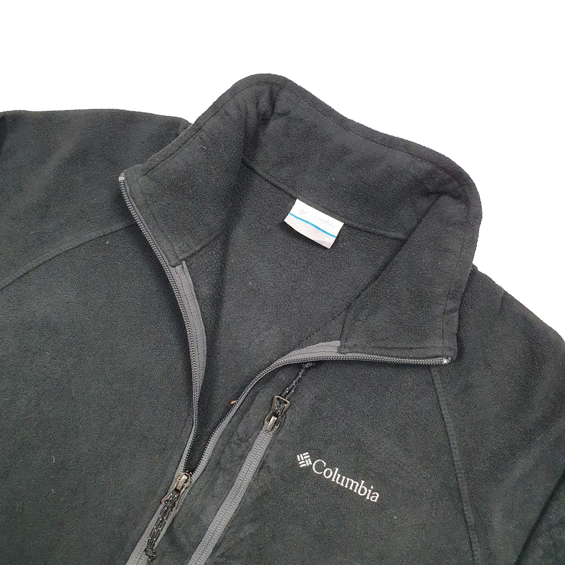 Columbia Sportswear Spellout Quarter Zip Fleece M Black