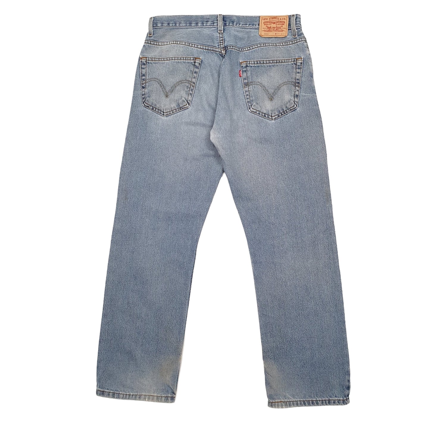 Mens Blue Levis  505 JeansW34 L30