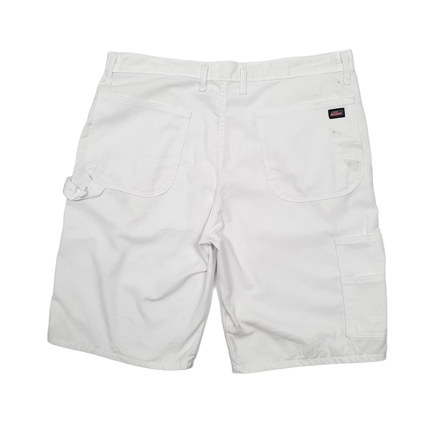 Mens White Dickies  Cargo Shorts