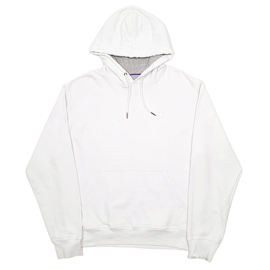 Mens White Champion Hoodie Jumper